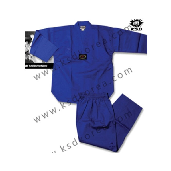 [티맥스] 한국스포츠 KSD 태권도 색도복 (파랑) TKD Color Uniform (Blue) 청도복 파랑도복