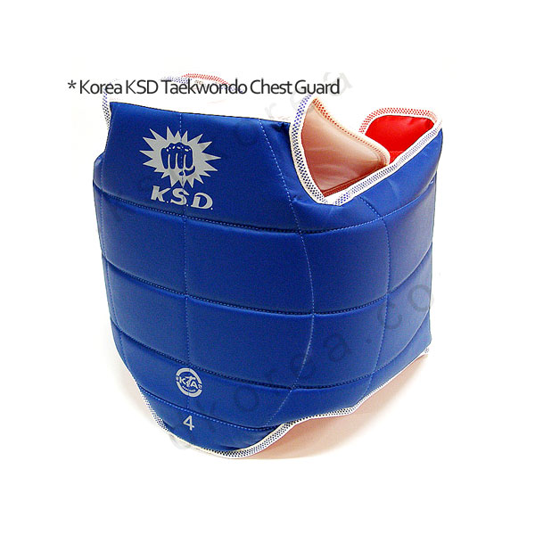 [티맥스] 한국스포츠 KSD 태권도 양면 호구 TKD Reversible Body Protector